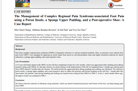 The Management of Complex Regional Pain Syndrome-associated 